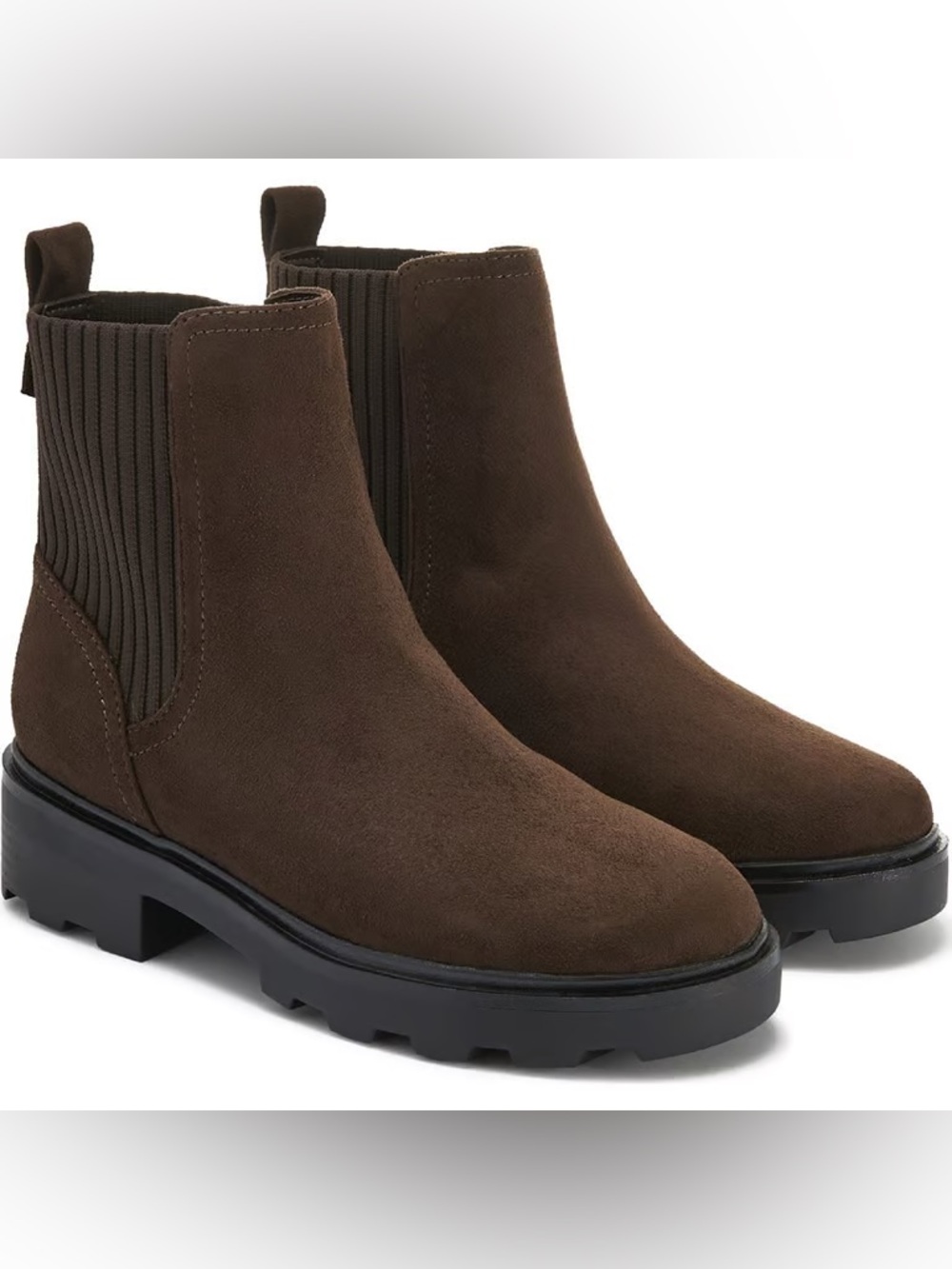 KENSIE Emily Chelsea Boot Dark Brown Round Toe Size 10 NEW